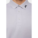 J.Lindeberg Tour Tech Regular Fit Golf Polo Shirt - Light Grey Melange