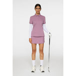 J.Lindeberg 여자 투어 기술 골프 폴로 셔츠 - 매우 포도