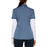 J.Lindeberg Women's Tour Tech Golf Polo Shirt - Vintage Indigo