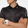 J.Lindeberg Tour Tech Regular Fit Print Golf Polo Shirt - Tour Geo Tonal Black