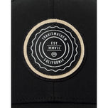 特拉维斯·马修（Travis Mathew）补丁帽 - 黑色/棕褐色