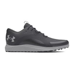 Under Armour 충전 드로우 2 스파이크리스 골프 신발 -Black/Mod Grey