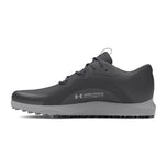 Under Armour 충전 드로우 2 스파이크리스 골프 신발 -Black/Mod Grey