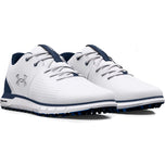 Under Armour HOVR Fade 2 스파이크리스 골프 슈즈 – 화이트/아카데미
