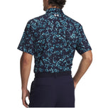Under Armour 比洞赛 Polo 高尔夫衬衫 - 海军蓝/白色