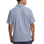 Under Armour 比洞赛 Polo 高尔夫衬衫 - 白色/蓝色