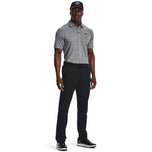 Under Armour Playoff 3.0 Polo Golf Shirt -Black/White