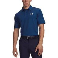 Under Armour 플레이오프 스트라이프 골프 폴로 셔츠 - NB
