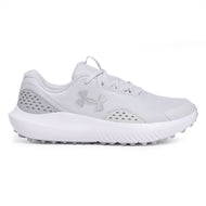 Under Armour Surge Spikeless Golf Shoes- Halo Grey/Metallic Silver