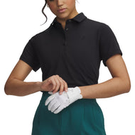 Under Armour Women's ArmourDry Golf Polo Shirt - Black