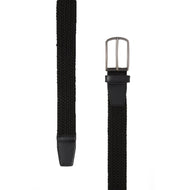 Lyle & Scott Woven Golf Belt -Jet Black