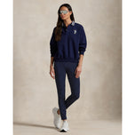 RLX RALPH LAUREN女鹰拉伸斜纹高尔夫裤子 - 海军圆点