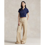 폴로 퍼포먼스 랄프 로렌 여성 면화 맞춤식 폴로 셔츠 - 프랑스 해군