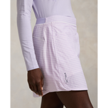RLX RALPH LAUREN 여자 17 "인쇄 된 AIM Skort -Mini Gingham Purple