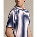 RLX RALPH LAUREN Stripe轻巧的气流高尔夫球球球场 - 浴室粉红色多