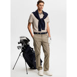 J.Lindeberg Tour Tech 프린트 골프 폴로 셔츠 - Bridge Stack Brindle