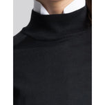 跨女子吉利安船员高尔夫针织 - 黑色