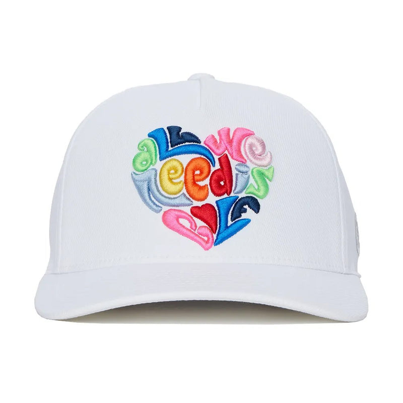 G/Fore All We Need Is Golf Twill Snapback Golf Hat - Snow