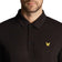 Lyle & Scott 모노그램 Jacquard Golf Polo Shirt -Jet Black