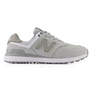New Balance 574 Greens v2 Spikeless Wide (EE) Golf Shoes - Light Grey
