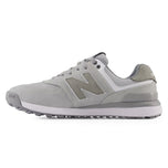 New Balance 574 Greens V2 Spikeless wide (EE) 골프 신발 - 밝은 회색