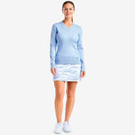 Nivo Women's Nicole V-Neck Sweater - Gentle Blue