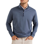 Peter Millar Perth Mélange Performance Quarter-Zip - 네이비