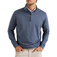 Peter Millar Perth Mélange Performance Quarter-Zip - 네이비