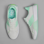 G/Fore Women's G.112穿孔皮革Kiltie高尔夫球鞋 - 雪/薄荷