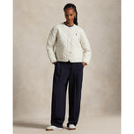 RLX RALPH LAUREN 여성 퀼트 재킷 - 크림 멀티