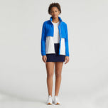 RLX RALPH LAUREN 여성 하이브리드 풀 지퍼 골프 재킷 -Spa Royal/Pure White