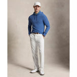 RLX Ralph Lauren 性能华夫格针织高尔夫连帽衫 - 雾蓝色希瑟
