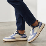 Cole Haan GrandPro Crossover 防水宽幅高尔夫球鞋 - 象牙色/海军蓝