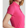 RLX Ralph Lauren 여성용 투어 퍼포먼스 골프 셔츠 - 밝은 핑크