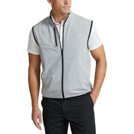 RLX RALPH LAUREN TECH TERRY GOLF VEST -Steel Heather/Polo Black
