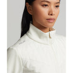 RLX RALPH LAUREN 여성 하이브리드 풀 ZIP 재킷 - 세련된 크림