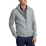 RLX RALPH LAUREN FULL ZIP FINE GAUGE TERRY高尔夫球夹克 - 峰灰色