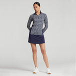 RLX RALPH LAUREN 여성 UV 저지 1/4 Zip 풀오버 - Highlands Floral