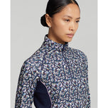 RLX RALPH LAUREN 여성 UV 저지 1/4 Zip 풀오버 - Highlands Floral