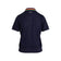 RLX Ralph Lauren Women's Tour Pique Crochet Collar Golf Polo Shirt - Refined Navy Multi