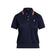 RLX Ralph Lauren Women's Tour Pique Crochet Collar Golf Polo Shirt - Refined Navy Multi