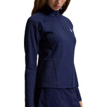 RLX Ralph Lauren Women's Active Cable Full Zip Golf Jacket - Refined Navy