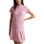 RLX Ralph Lauren Women's Drop Needle Rib Golf Tee - Light Pink