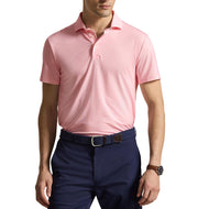 RLX Ralph Lauren 印花轻质气流高尔夫 Polo 衫 - 卡梅尔粉玉兰钻石