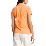 폴로 퍼포먼스 랄프 로렌 여성 면화 맞춤식 폴로 셔츠 - 클래식 복숭아