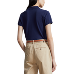 폴로 퍼포먼스 랄프 로렌 여성 면화 맞춤식 폴로 셔츠 - 프랑스 해군