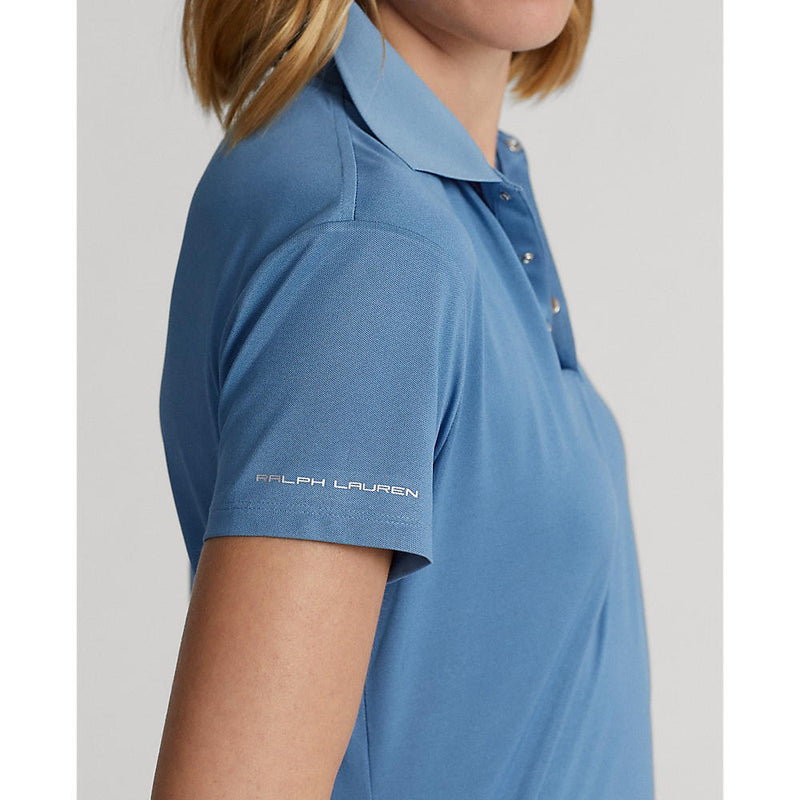 RLX 랄프 로렌 여성용 투어 퍼포먼스 골프 셔츠 - Hatteras 블루