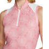 RLX Ralph Lauren 여성용 민소매 에어플로우 데이 드레스 - 돌체 핑크 페탈 버스트