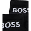 BOSS 2팩 발목 길이 스포츠 양말 - 블랙