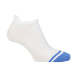 Glenmuir 여자 Eugenie 패턴 골프 양말 - 흰색/타히티 스트라이프